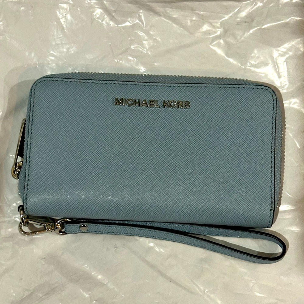 Michael Kors wallet wristlet with cell phone pocket